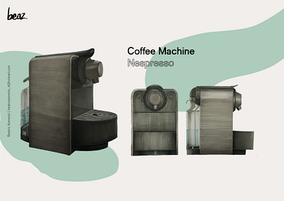 Coffee Machine coffee coffee machine design nespresso product productdesign render