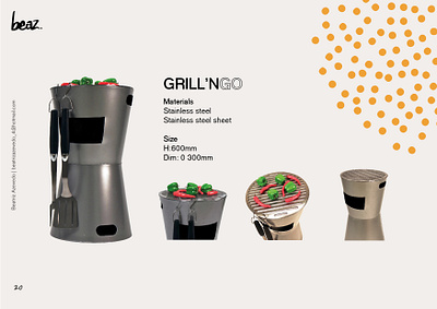 Grill'NGO color design food grill product productdesign