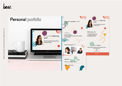 Personal Profile branding color design graphic design illustration portfolio portrait site ui ux vector web website