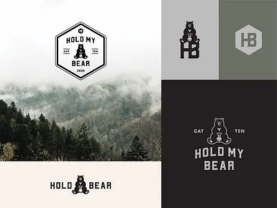 Hold My Bear air bnb bear cabin honey honeycomb monogram mountains smokies tennessee vintage