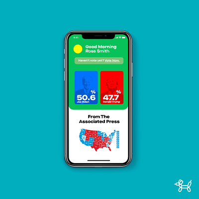 U.S Election Mobile UI Design branding design illustration illustrator mobile mobile app phosothop ui ui design ux