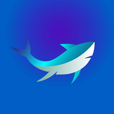 shark animation art design icon illustration illustrator logo vector