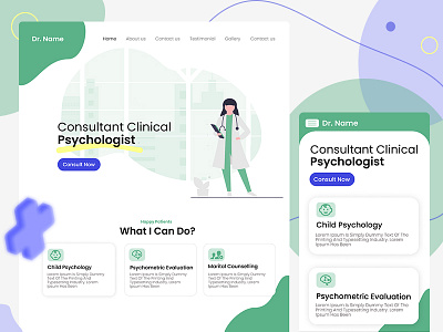 Medical Landing Page Design app design design art designer doctors illustration landing page design landscape typography ui ux