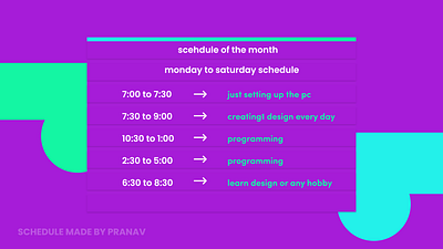 Time-Table(schedule)---Day-1 100days 100dayschallenge 100daysproject adobexd advertising figmadesign poster poster design schedule school time table ui uidesign user experience userinterface ux webdesign