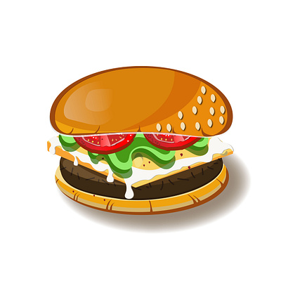 hamburger animation art branding design graphic design icon illustration illustrator logo vector