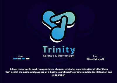Trinity science & technology 3d brand brand identity icon design icon logo iconography innovative logo logo design logotype minimalist logo tech logo technology vector