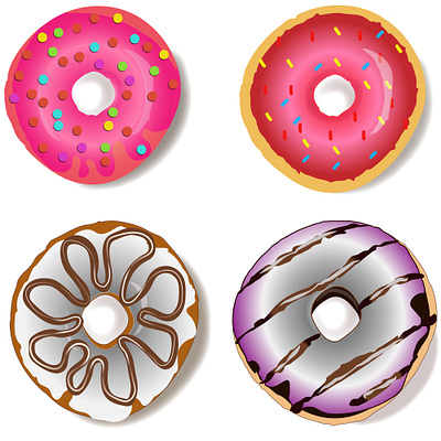 doughnut ai1 animation art design graphic design icon illustration logo vector