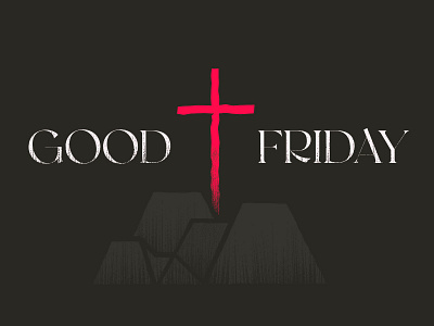 Good Friday church cross death design good friday jesus