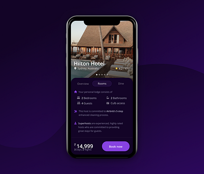 Holiday Booking Mockup hotel booking ui vacations