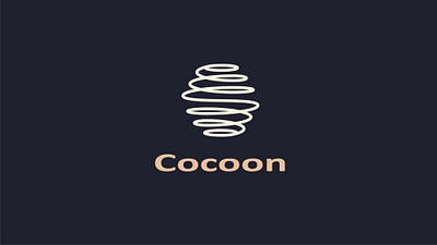 cocoon branding clean design flat graphic design illustrator logo minimal modern vector