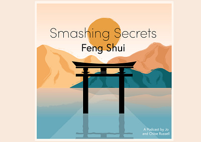 Podcast Art work and social icon artwork design feng shui graphic illustration illustrator nature nature illustration podcast podcast art podcasting tao