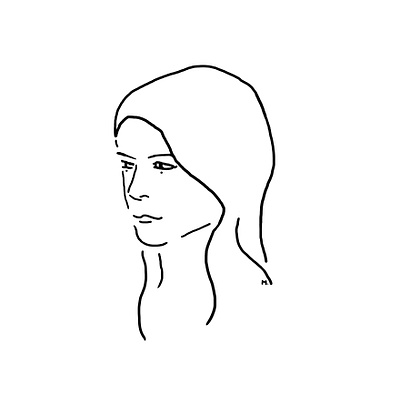 selfportrait art black design girl graphic illustration illustration art lineart minimal minimalism sketch white woman