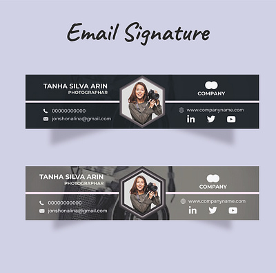 Email signature design