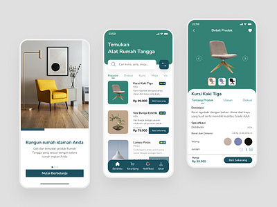 Furniture Marketplace App | UI Exploration ecommerce ecommerce design exploration furniture furniture app home appliance interior marketplace mobile app mobile app design mobile design mobile ui ui uiux user interface design ux