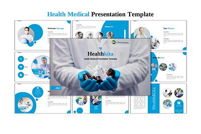 HealthKita - Medical PowerPoint Template corporate design doctor health healthcare hospital medical medical care medical design medical presentation medicare medicine powerpoint presentation powerpoint template presentation