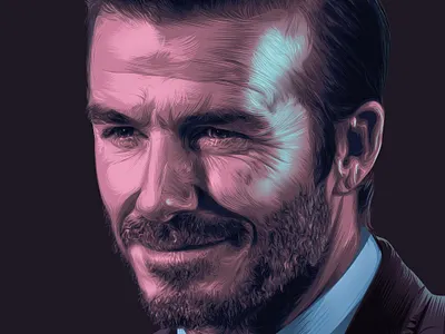 David Beckham Vector art a.taymour abdelrahman taymour art artwork design digital art drawing illustration painting photoshop vector art vexel art