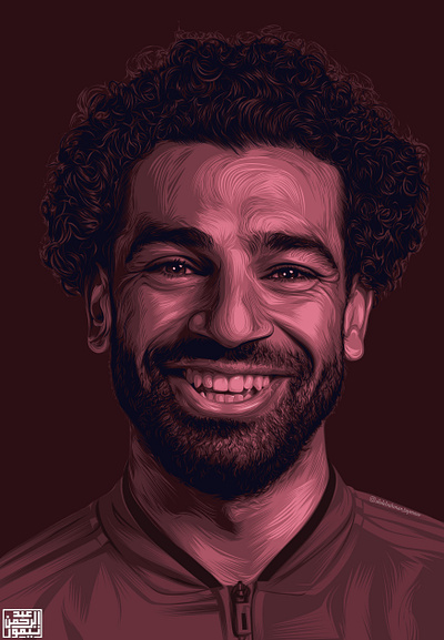 Mo Salah Vector art a.taymour abdelrahman taymour art artwork design drawing drawings illustration vector art vector illustration