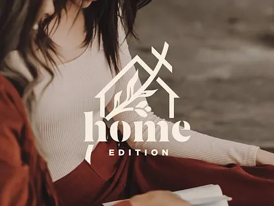 Home Edition bible study brand branding cross floral flower groups hands home house leaves logo logos women
