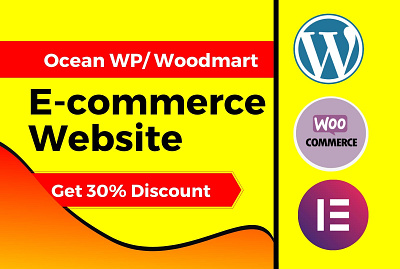 I will build woocommerce website with multivendor ecommerce mutlivendor woocommerce woocommerce theme wordpress wordpress design wordpress development