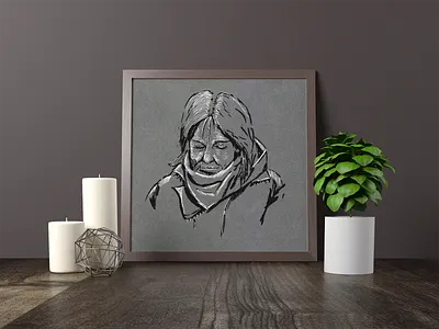 Traditional portrait of a woman behance gel pen permanent portfolio portrait portrait art portrait illustration portrait painting portraits traditional traditional art woman woman illustration women women in illustration