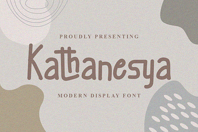 Kathanesya Font branding cool display font font design graphicdesign handlettering handwritten font logo unique