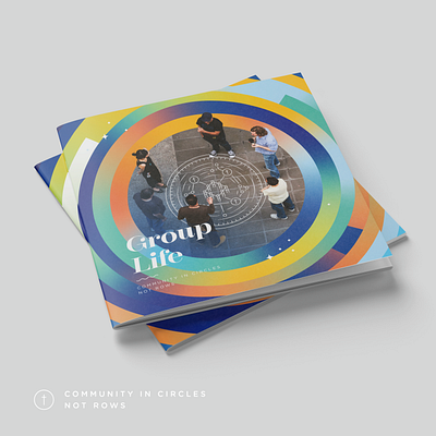 Group Life Brochure branding brochure brochure design gradient group life layout print