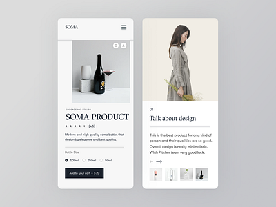 SOMA PRODUCT 2021 agency website branding dribbble homepage homepage design landing page mobile mobile design modern motion music product product design product page soma turjadesign web design webdesign website website design