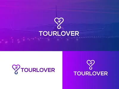 Tourlover | Traveler minimal Logo Design | tour2021 branding colorful fresh gredient icon illustration logo design logo design concept logo designer minimal logo tour2021 tourism tourist tourlife tourlover tournament travel lover vector