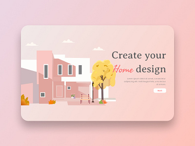 Home Application application applicationdesign branding design home homeapplication illustration portfolio uidesign uiuxdesign