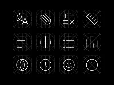 neue OS Icons — Grid icons