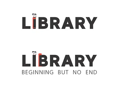 Library Logo design artwork book creative design design library logo typography