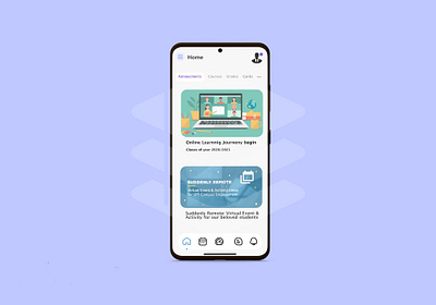 Educational app concept minimal modern design ui ui design