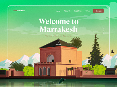 GotoMarrakesh website design art design dessin illustration illustration art illustration design illustrations illustrator ui ui design vector web design webdesign website