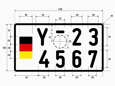 Kennzeichen branding design din foundry grotesk grotesque industrial made in germany neue sans signage type typedesign typeface typography vektor wayfinding