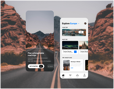 Travel App UI Design app ui color design ui ui design uiux userinterface