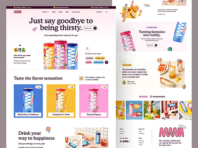 Refresh & Rejuvenate with Every Sip – Healthy Drink Landing Page freshandhealthy