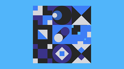 Geometric Mosaic Animation motion graphics typography