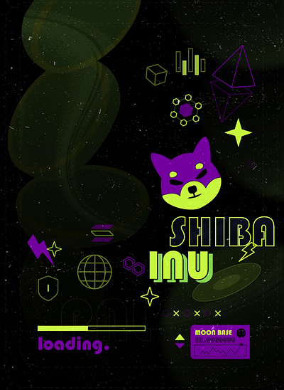 Shiba Inu Animation | Motion Graphic animation design motion graphics poster shibainu