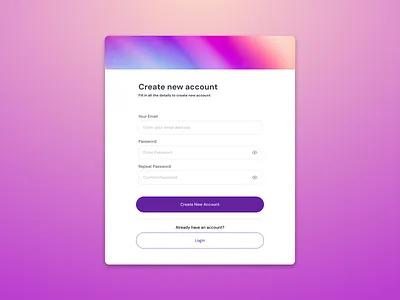 Register & Login Screens UI Cards app design card designs clean design dashboard design design system design thinking human centred design login screen design minimal design mockups saas platform ui signup ui ui design uiux ux