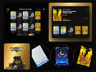 Klutch: Digital card pack collectibles 3d animation branding card pack cards character cards collectible collectibles design esports game gaming gaming cards graphic design illustration logo pokemon pokemon card ui web3