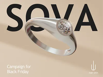 SOVA JEWELLERY 3d 3d animation advertising commercials aftereffects animation cinema4d lighting shading motion graphics pbr texturing product visualization redshift