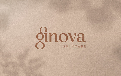 GINOVA | Brand Identity branding cosmetics graphic design logo skincare