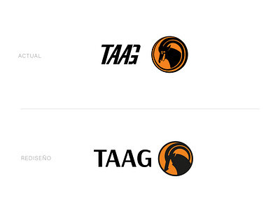 Propuesta de rediseño de la TAAG airline logo airlines angola brand design branding design icon logo minimal orange planes vector