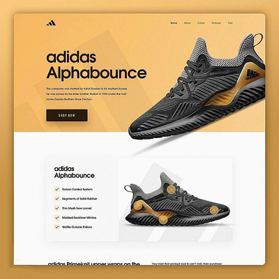 AdidasAlpha graphicdesign web webdesign