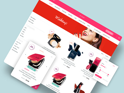 AVON redesign ecommerce ui ui design ux ux design