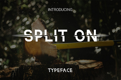 Split On Font Typeface app branding design font font awesome font design fonts logo poster typography