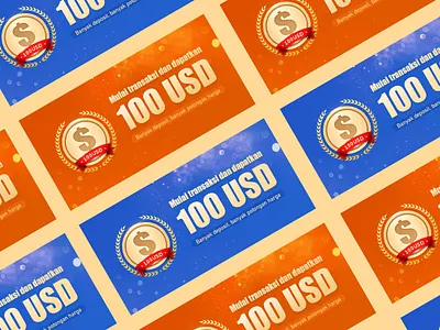 Start trading banner design illustration typography 插图