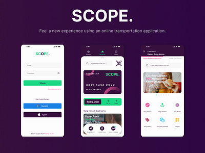 Online Transportation App - Scope. app design creative creative design design app figma figma design figmadesign online transportation app ui ui ux ui design ui design challenge ui designer uiux uiuxdesign