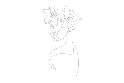 one line art animal art botanical art botanical art color line art continuous line continuous line art design flower line art graphic design illustrator design line art illustration minimalist line art one line art one line drawing portrait art woman line art