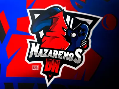 NAZARENOS DH MASCOT LOGO branding design esports gaming identity logo logotype mascot sport sports